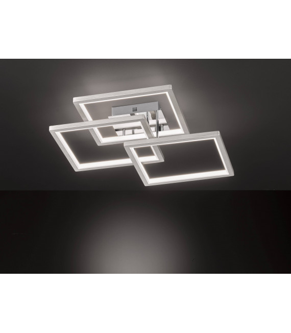 Plafoniera VISO nichel opaco 1 lampadina a LED