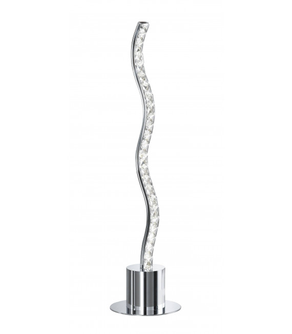 Lampada da terra AMMARI cromata 1 lampadina a LED