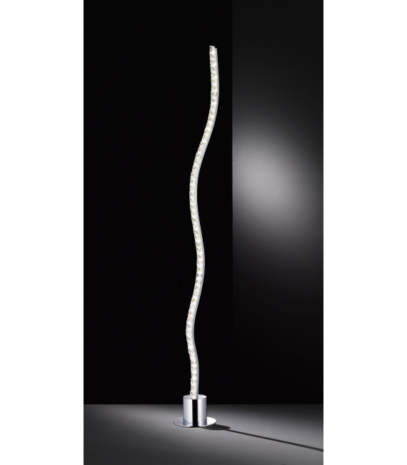 Lampada da terra AMMARI cromata 1 lampadina a LED