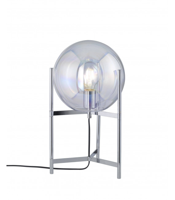 Tischleuchte RONDA Chrom 1 Glühbirne