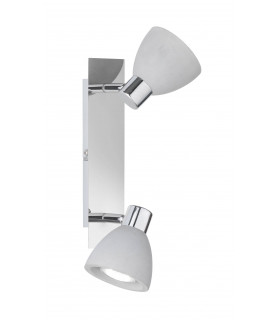 VERIA spot grigio 2 lampadine
