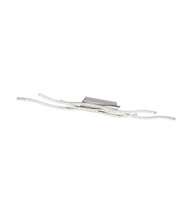 KANSAS Chrom Deckenleuchte 1 LED-Lampe
