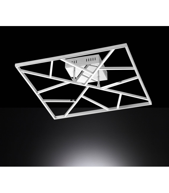 FOX Deckenleuchte Matt Nickel 1 LED-Lampe