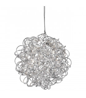 Lampada a sospensione Scribble, in alluminio