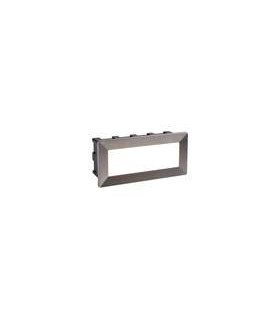 Lámpara de pared Tobillo, aluminio y policarbonato, 8 cm.