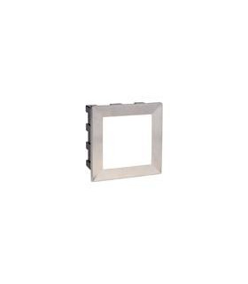 Lámpara de pared Tobillo, aluminio y policarbonato, 8 cm.