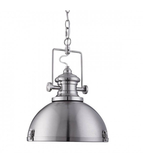 plafonnier ventilateur vintage 2 ampoules e27 max 60w brun patiné