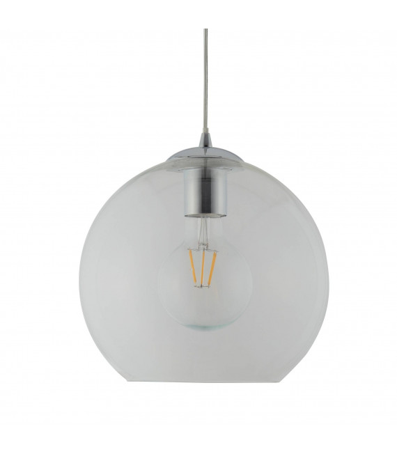 Lámpara colgante Bolas, cristal ámbar, 25 cm.