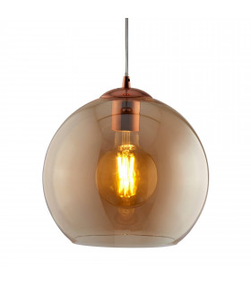 Suspension Balls, verre ambré, 25 cm