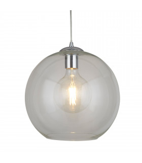 Kugeln Pendelleuchte, Braunglas, 30 cm