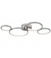 plafonnier ventilateur vintage 2 ampoules e27 max 60w brun patiné