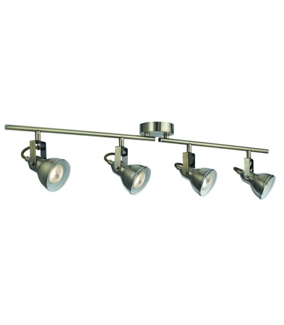 plafonnier ventilateur vintage 2 ampoules e27 max 60w brun patiné