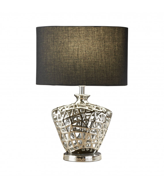 Lampada Brookside, in ceramica, con paralume
