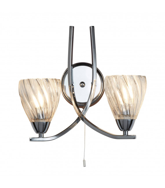 plafonnier ventilateur vintage 2 ampoules e27 max 60w brun patiné