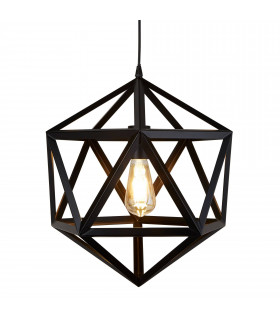 Lampada a sospensione Voyager 90 cm, cromata e vetro