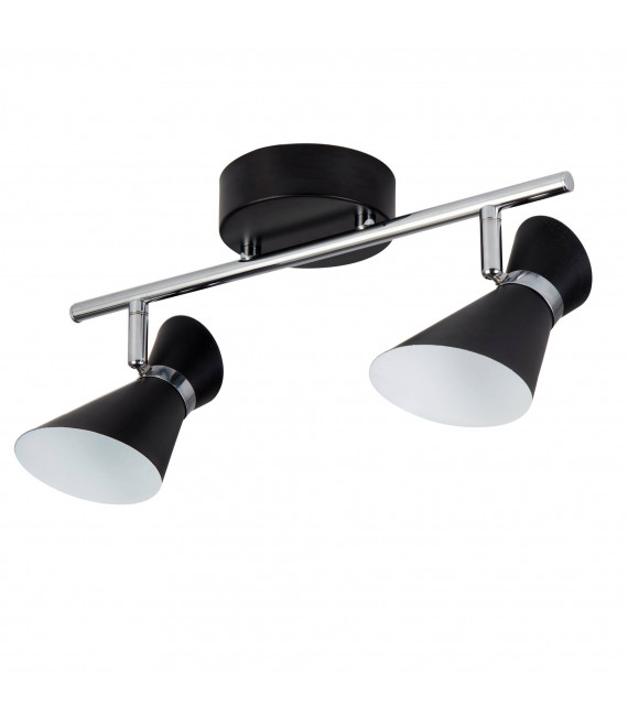 Diablo bar, nero e oro, 2 lampadine