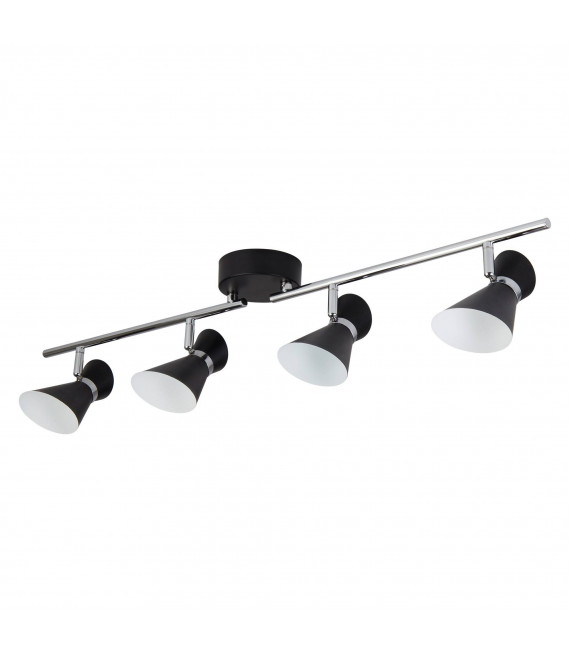 Diablo bar, nero e oro, 4 lampadine