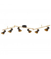 Barre Diablo, noir et or, 4 ampoules