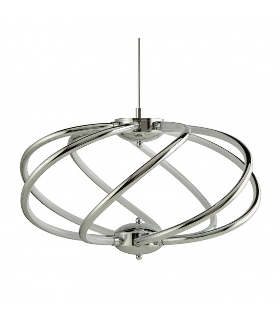 Lampada a sospensione Bardot, cromata, 29W
