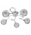 plafonnier ventilateur vintage 2 ampoules e27 max 60w brun patiné