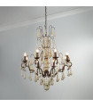 Suspension Amalfi, marron, 6 ampoules