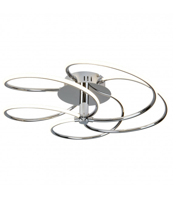 plafonnier ventilateur vintage 2 ampoules e27 max 60w brun patiné