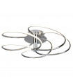 plafonnier ventilateur vintage 2 ampoules e27 max 60w brun patiné