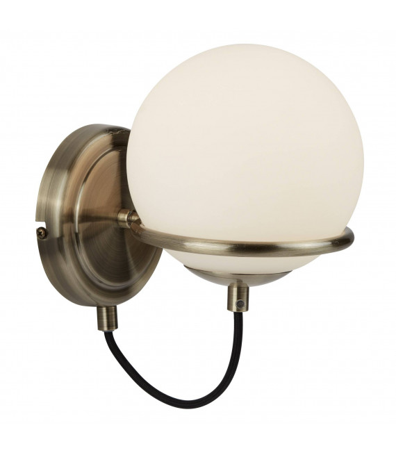 Lampada da parete per cervo, resina, 2 lampadine