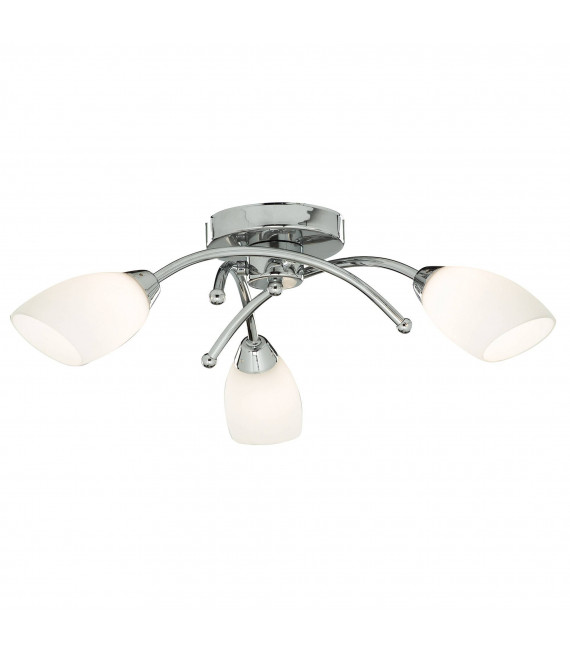 plafonnier ventilateur vintage 2 ampoules e27 max 60w brun patiné