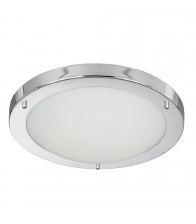 Deckenleuchte 40 cm Led Vesta, aus Chrom, Kristall und Glas
