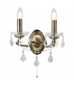 plafonnier ventilateur vintage 2 ampoules e27 max 60w brun patiné