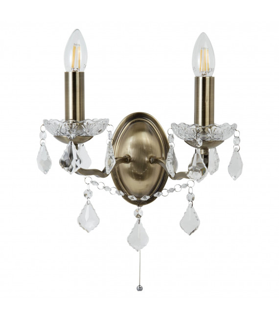 plafonnier ventilateur vintage 2 ampoules e27 max 60w brun patiné