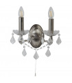 plafonnier ventilateur vintage 2 ampoules e27 max 60w brun patiné