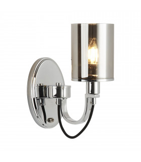 Applique Donut, chrome et acrylique, 1 ampoule