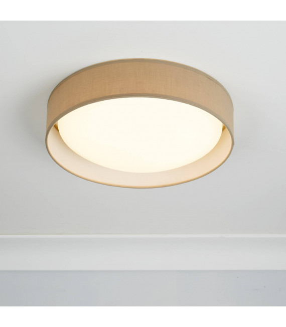 Moderne quadratische Deckenleuchte, Chrom und Acryl, 4 Lampen