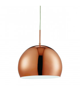 Lampada a sospensione Domas 40 cm, in rame