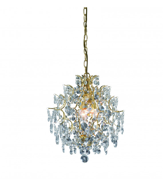 Plafoniera in cristallo ROSENDAL Golden 3 lampadine
