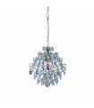 Plafonnier en cristal ROSENDAL chromé 3 ampoules