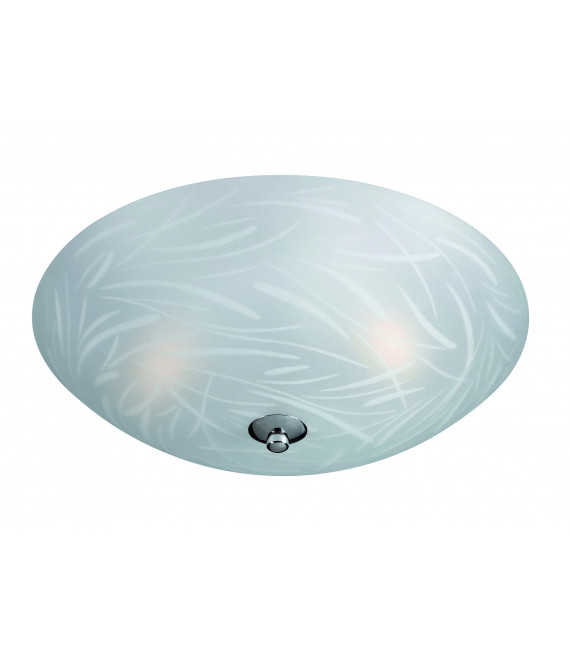 ALFTA 35 chrome ceiling light 2 bulbs