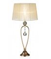 Lampe de table en cristal CHRISTINEHOF dorée 1 ampoule