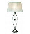 Lampe de table en cristal CHRISTINEHOF chromée 1 ampoule