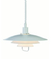 KIRKENES white ceiling light 1 bulb
