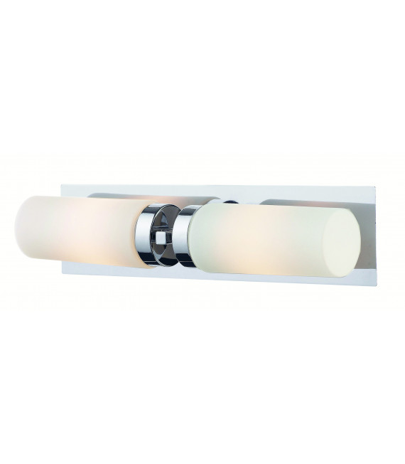 Aplique de baño cromado NORRSUNDET 2 bombillas
