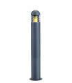 Gray KURT garden lantern 1 bulb