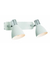 HUSEBY chrome wall light 2 bulbs