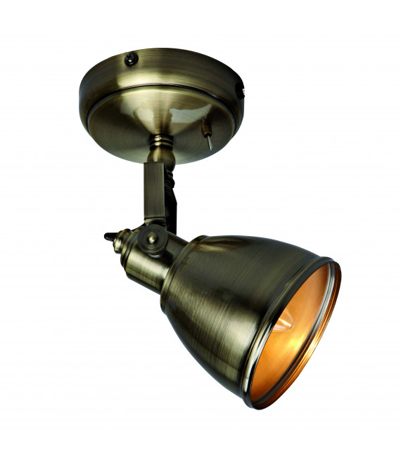 FJÄLLBACKA antique wall light 1 bulb