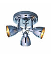FJÄLLBACKA chrome ceiling light 3 bulbs