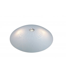 SPETS 35 steel ceiling light 2 bulbs