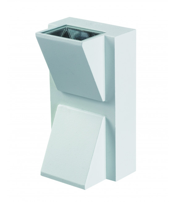 Applique murale de jardin CARINA blanche 2 ampoules