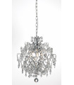 Plafonnier en cristal HÄRINGE chromé 3 ampoules